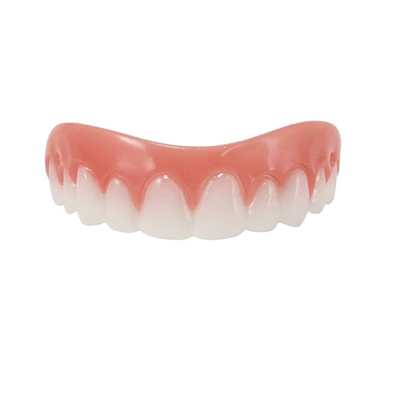 Cosmetic Teeth for Women 1 Pack- Flat-Fit at Home -Nature and Comfortable