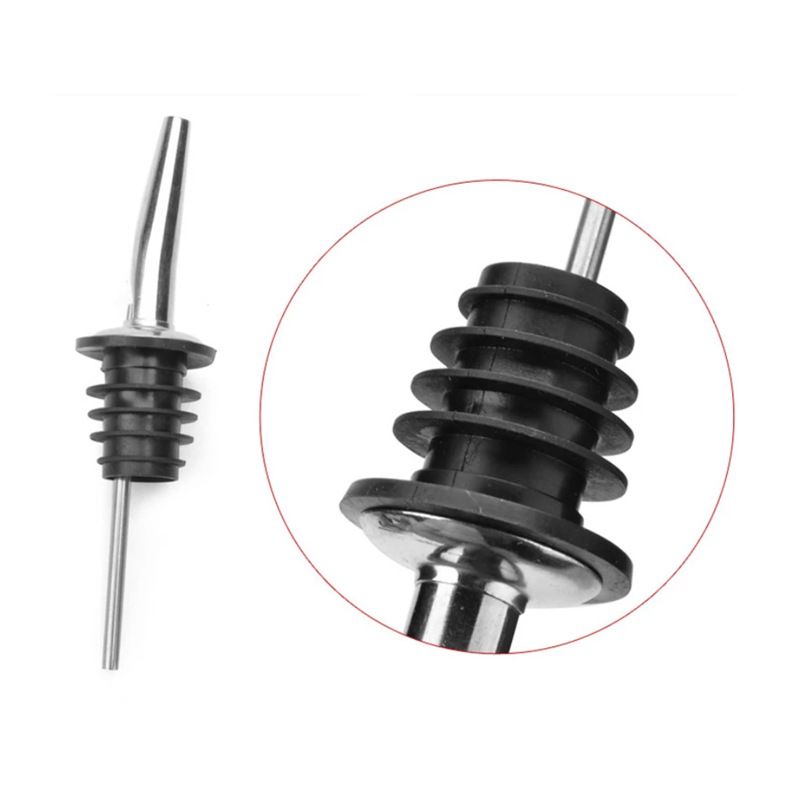 Portable Leak-proof Food-grade Stainless Steel Liquor Spirit Pourer Flow Wine view 5