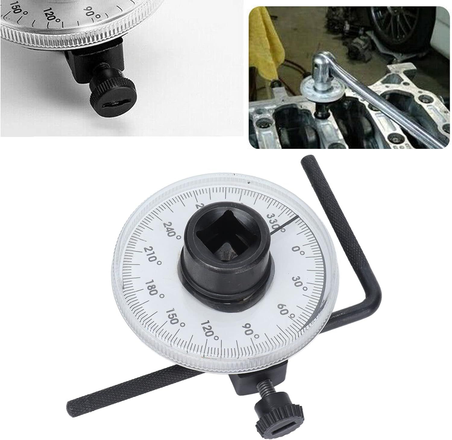 Drive Angle Meter, Easy To Use Drive Degree Measure with 0 To 360 Degrees view 5
