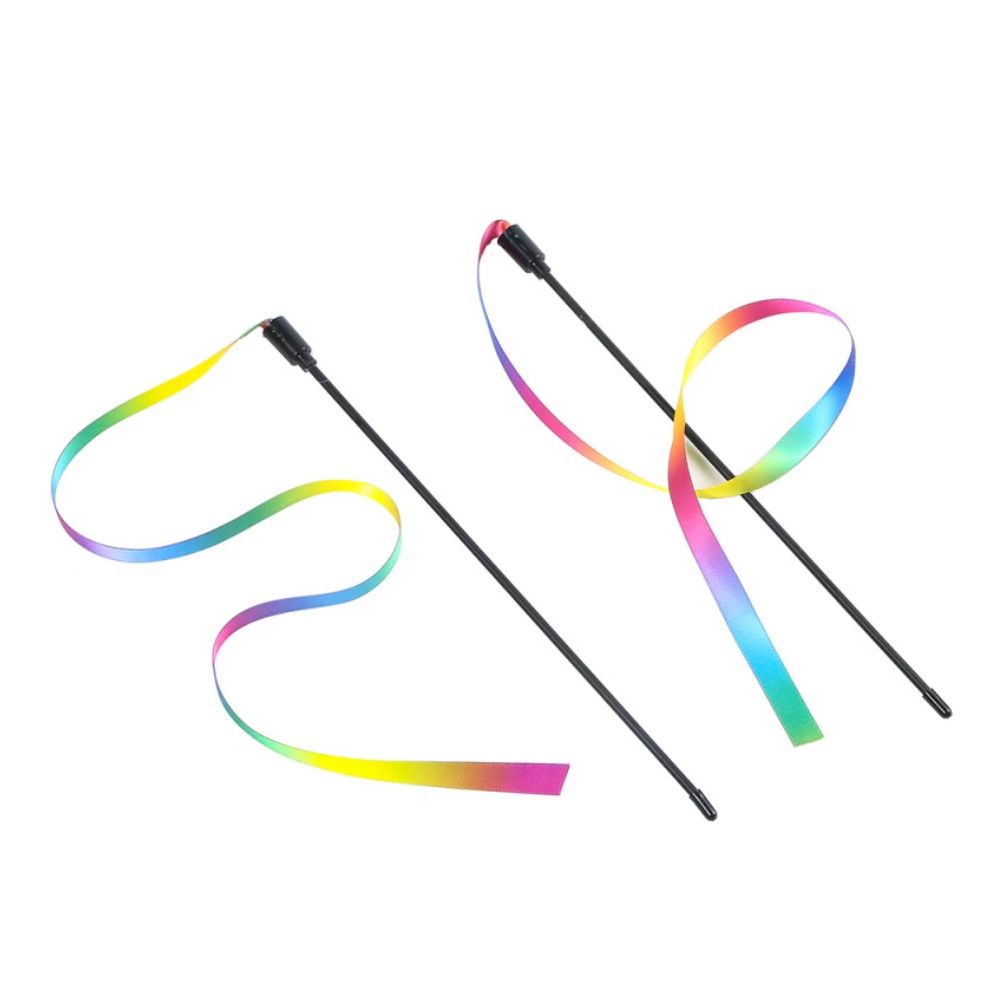 Interactive Cat Rainbow Wand Toys