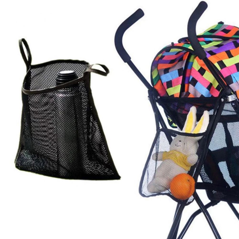 Stroller Organizer Baby Trolley Net Bag Baby Stroller Hanging Mesh Pocket