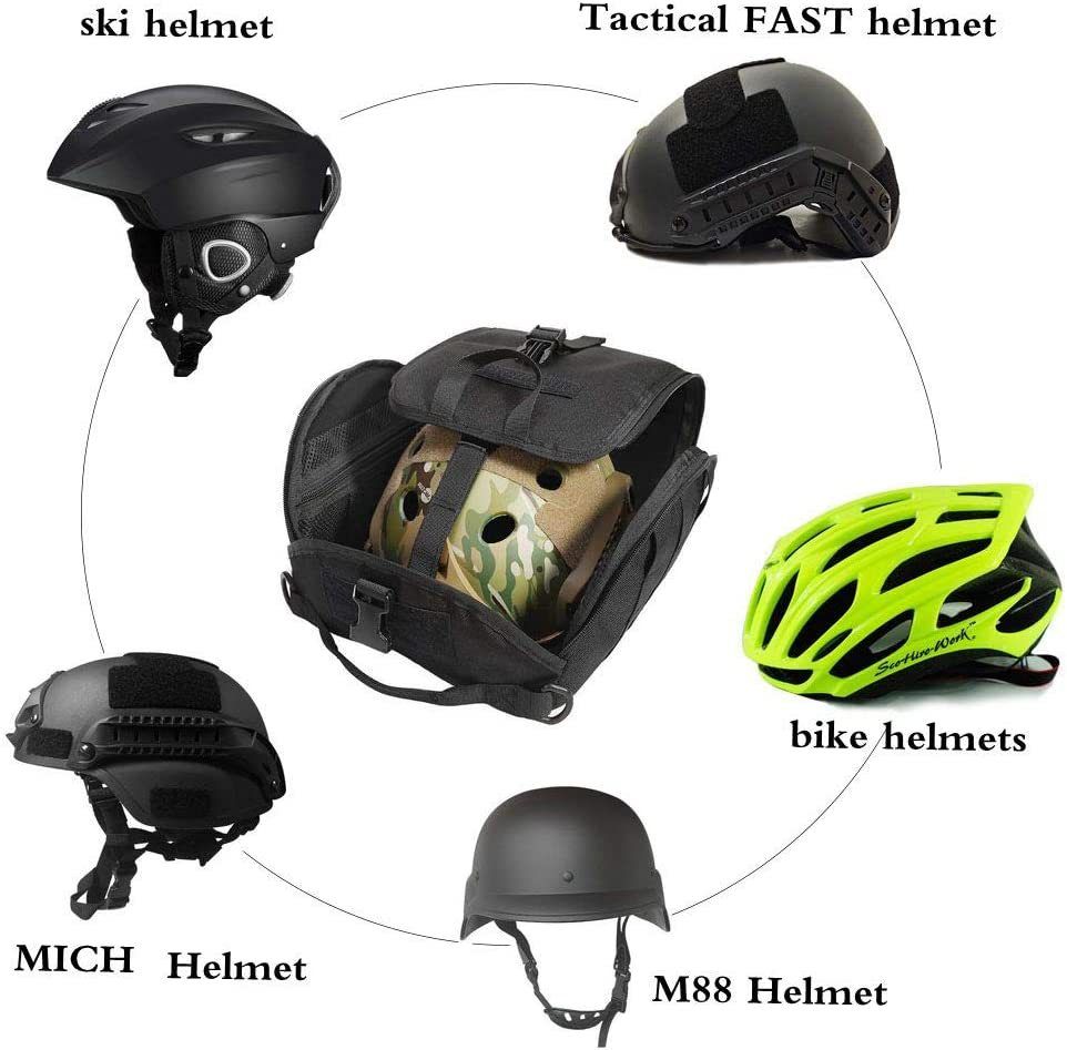 Tactical Helmet Bag, Helmet Organizer Bag Helmet Padded Storage Bag for view 2