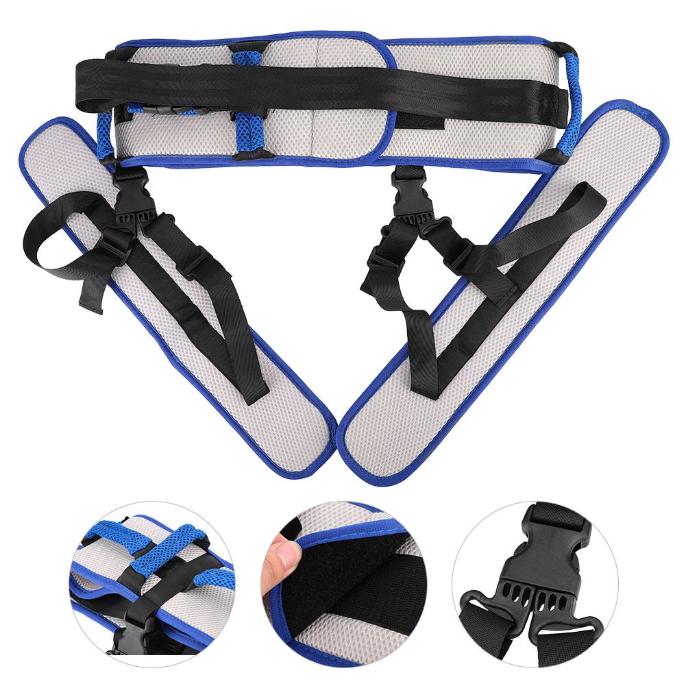 Padded Gait Belt Rehabilitation Auxiliary Belt Get Up Shift Standing Training