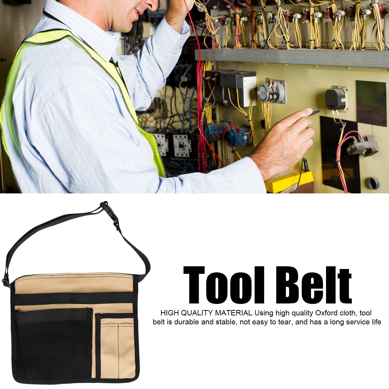 Garden Tool Waist Bag Belt Tool Waist Pouch Work Apron Durable Oxford Tool view 5