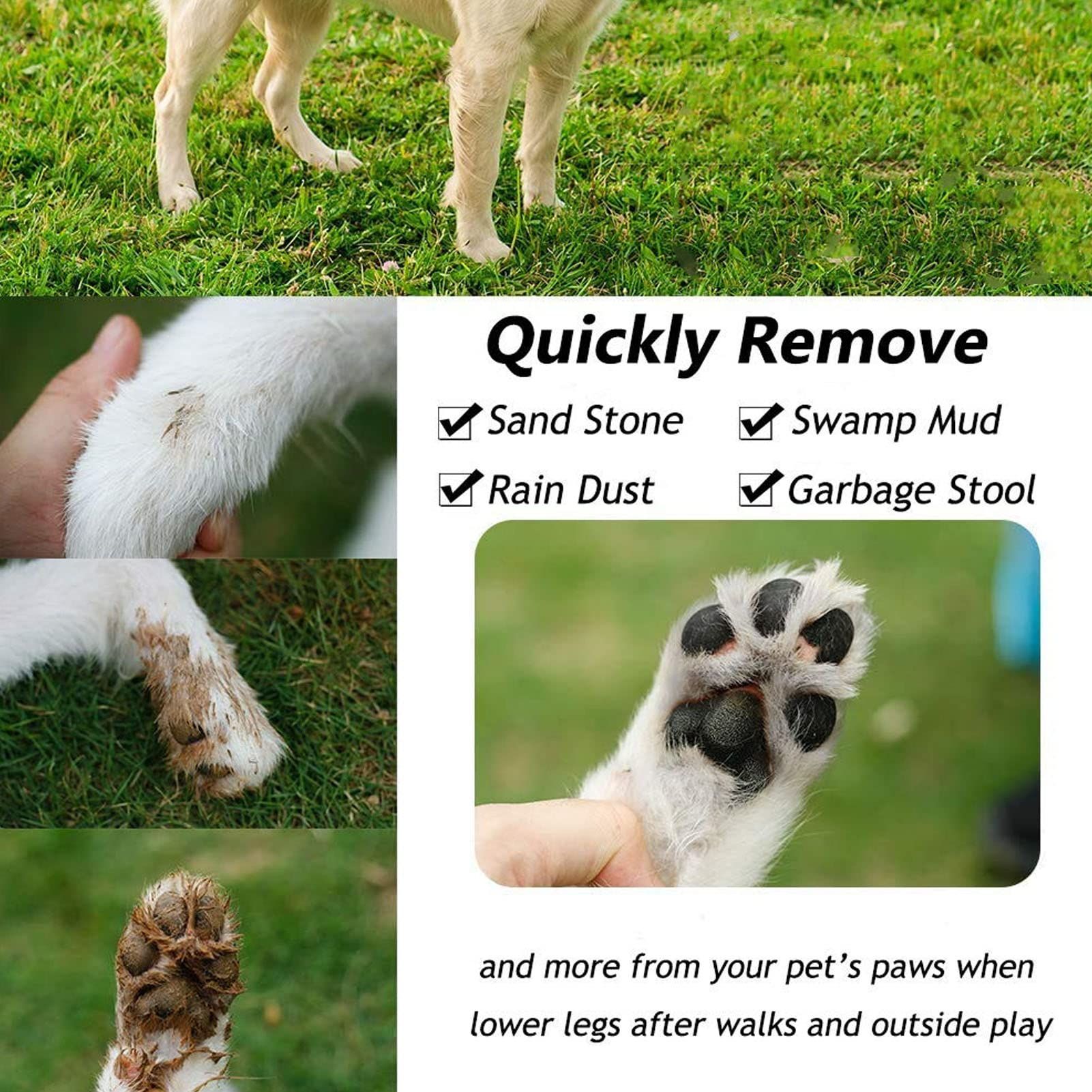 Dog Paw Cleaner, Portable Automatic Dog Paw Washer, Dog Paw Washer Cup view 2