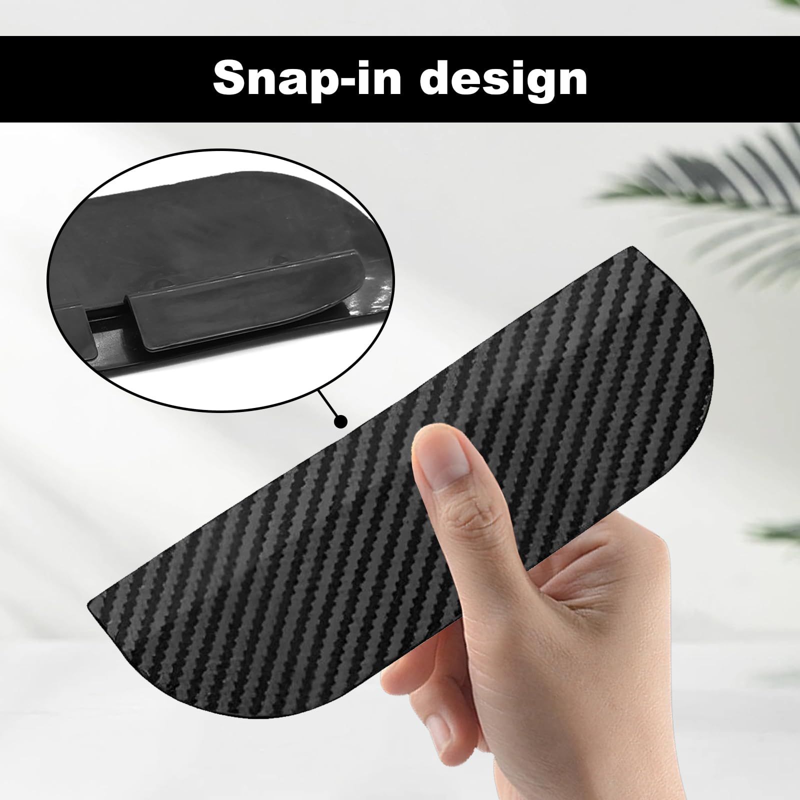2PCS Car Rearview Mirror Rain Visor view 2