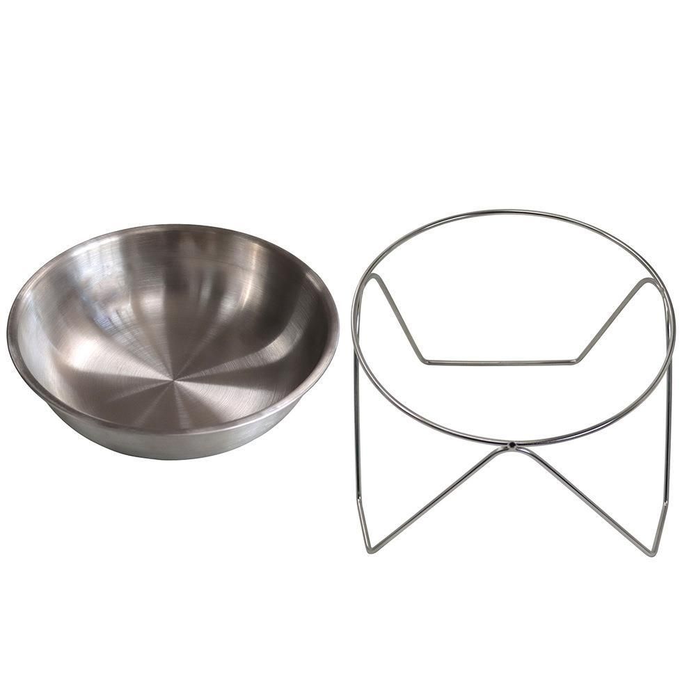 Elevated Dog Bowls, Dog Bowl with Stainless Steel Bowl, High Capacity Dog Food view 2
