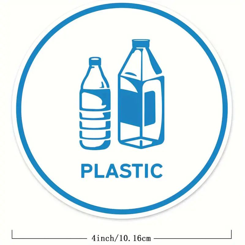 Recycling Stickers for Trash Can view 5