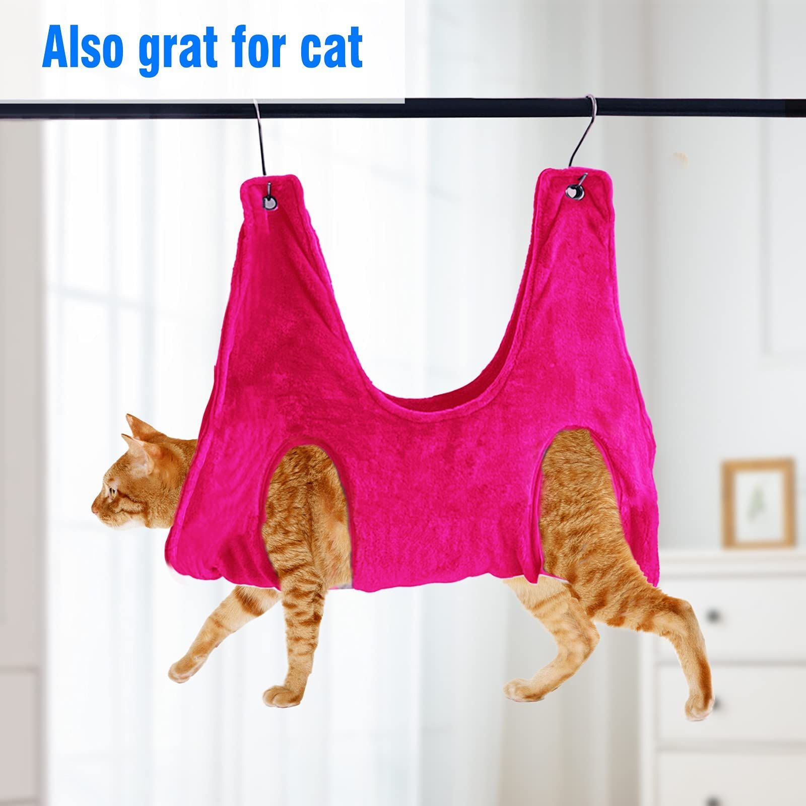 Dog Grooming Hammock,Pet Grooming Hammock for Restraint Dogs Cat Nail Clipper view 5