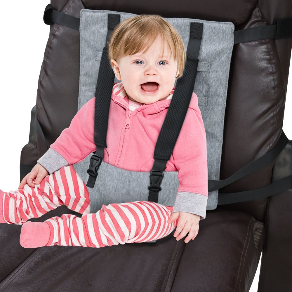 Travel Harness Seat, Fabric Portable High Chair for Baby, Travel High Chair view 3