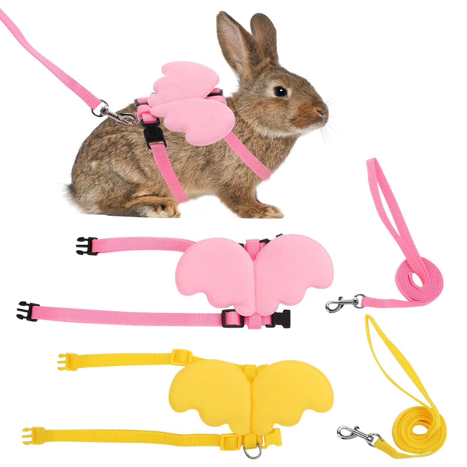 2Pcs Rabbit Harness and Leash