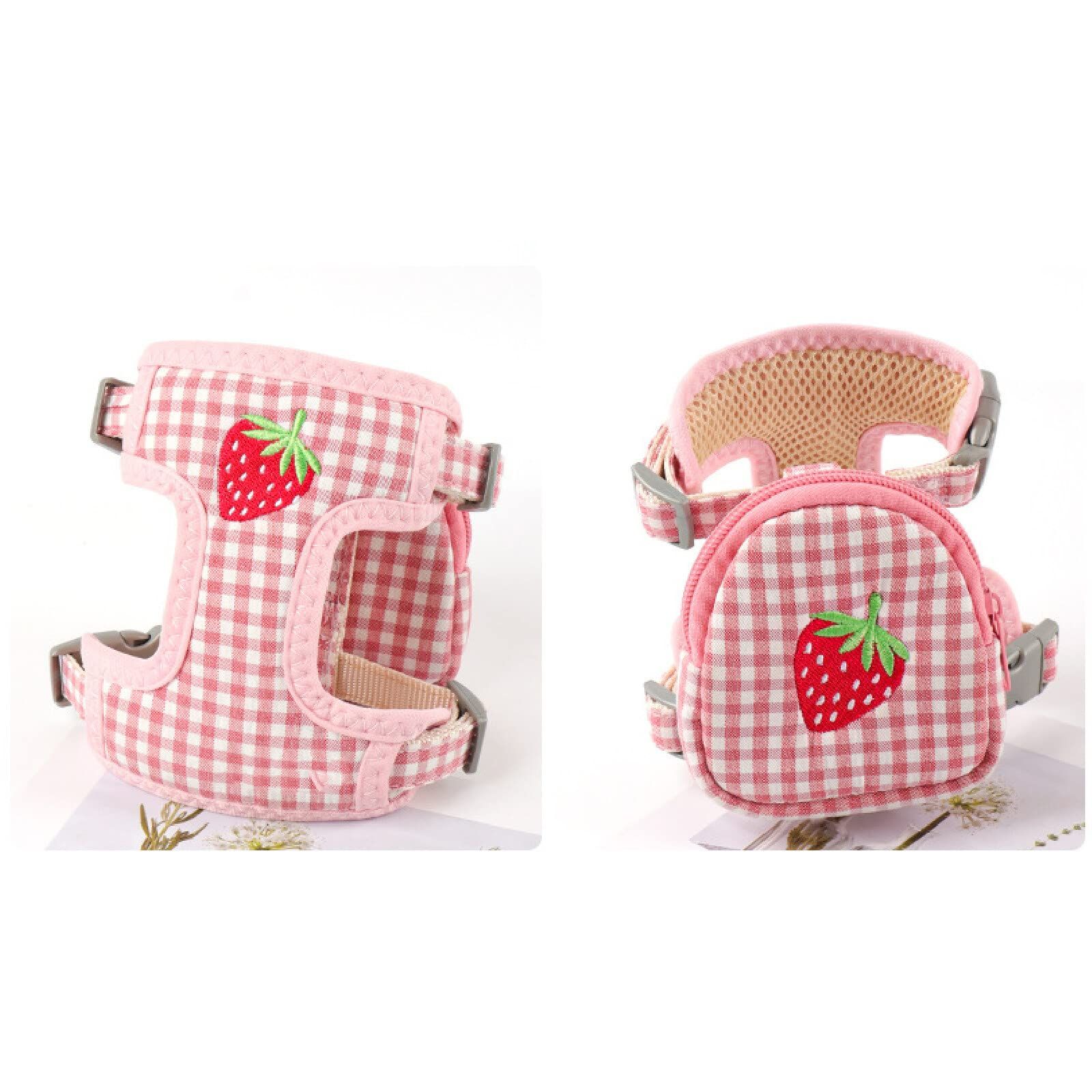 Pet Backpack Harness with Leash for Cat Small Dog Self Mini Carrier Back Pack view 2