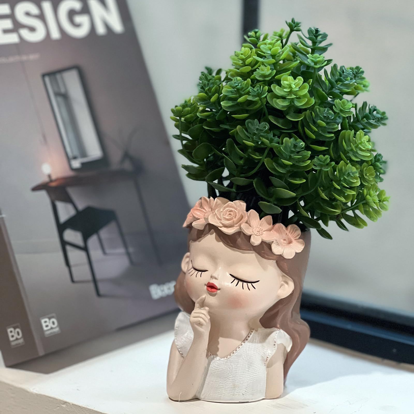 Cute Plant Pots with Drainage Hole view 3