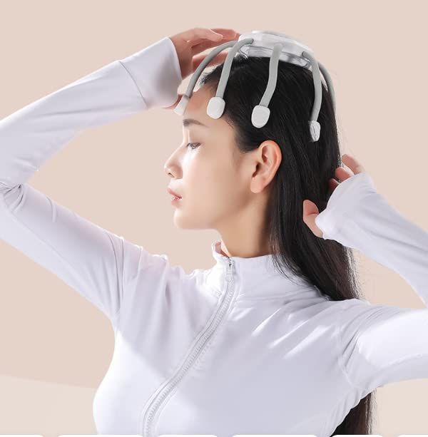 Scalp Massager, New Electric Scalp Massager with 3 Modes 360 Degree Head view 5