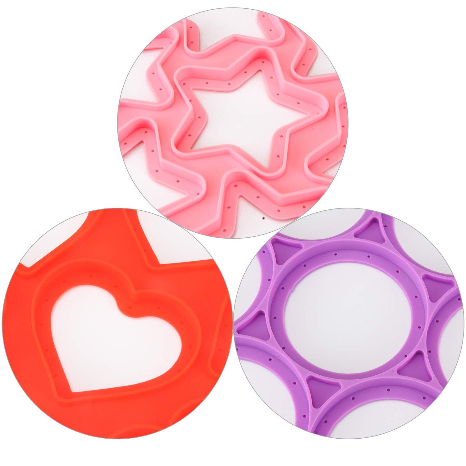 Silicone Pancake Molds for Griddle Pancake Molds for Kids Silicone Pancake view 4