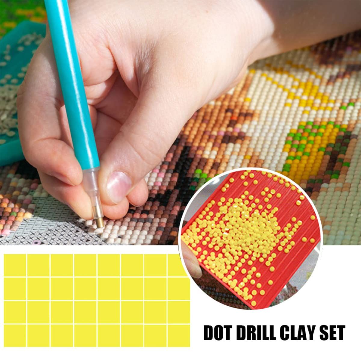 90Pcs DIY Diamond Painting Glue Clay view 3