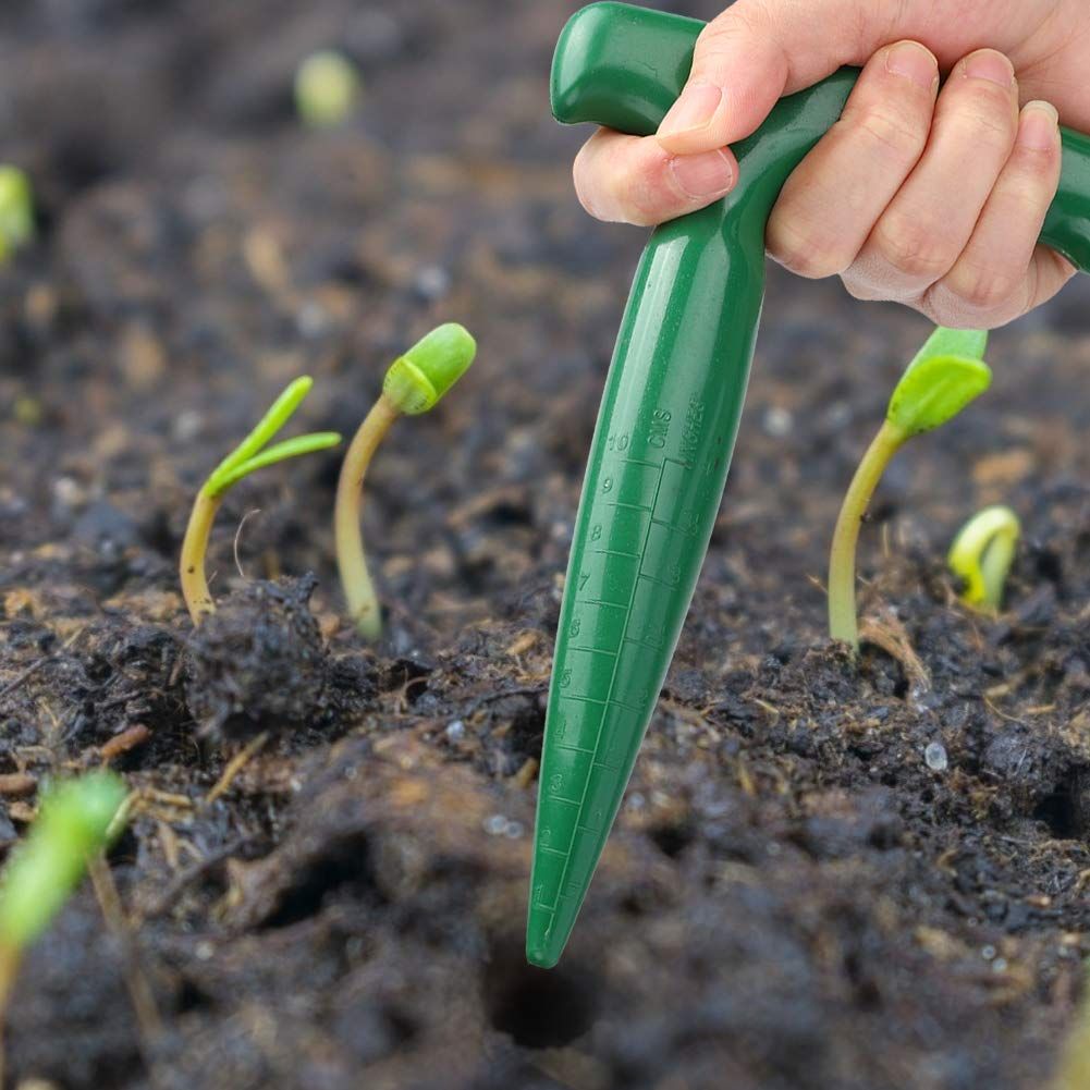 5Pcs Handheld Plastic Transplanting Widger Planting Tools Dibber Soil Digger view 2