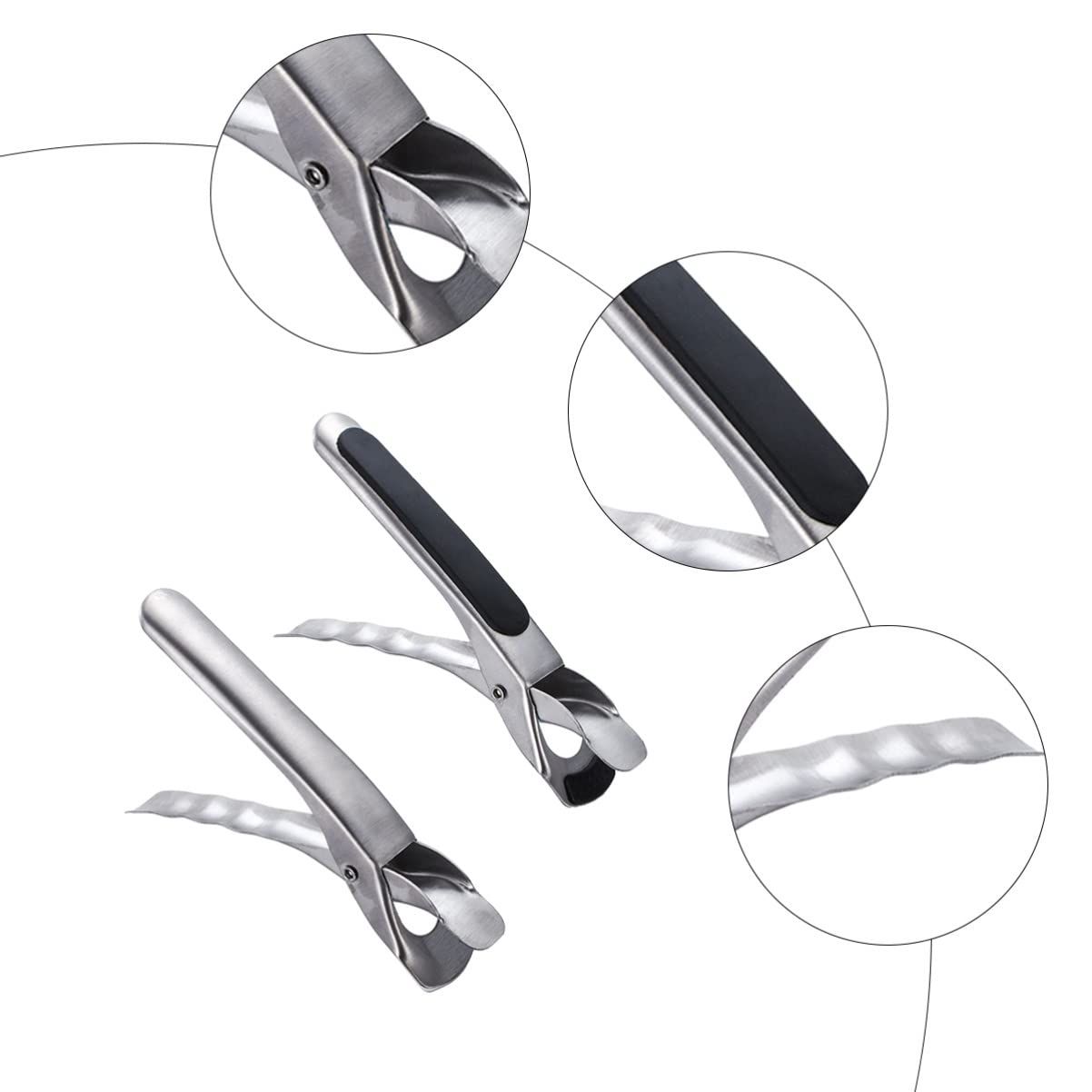 2pcs Tray Lifter and Bowl Holder Hot Plate Retriever Bowl Gripper Kitchen view 2