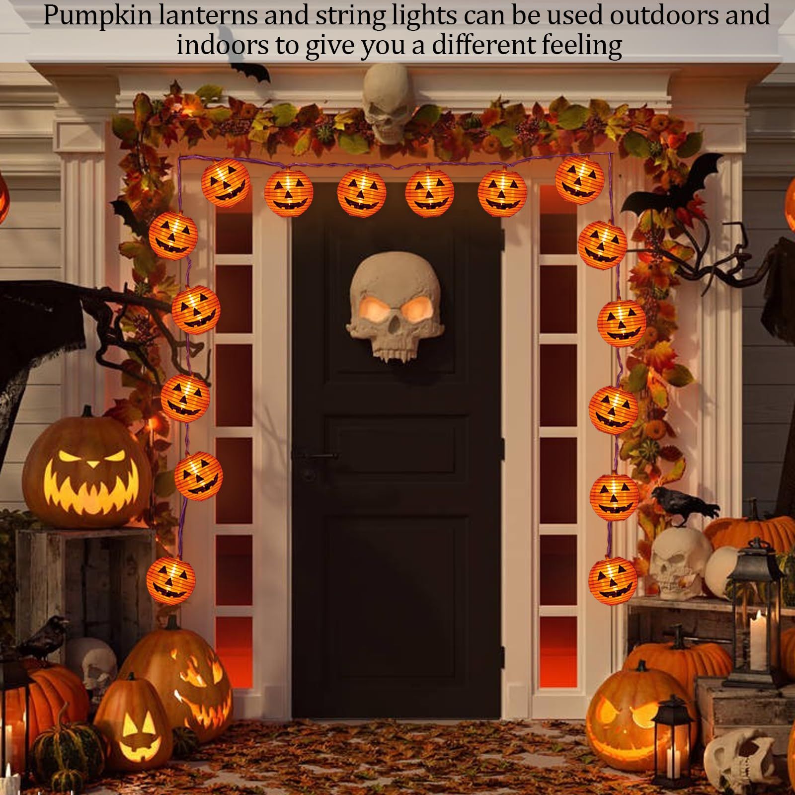 Fall and Halloween Decorations 1.5 meters with 10 lights Halloween String view 4