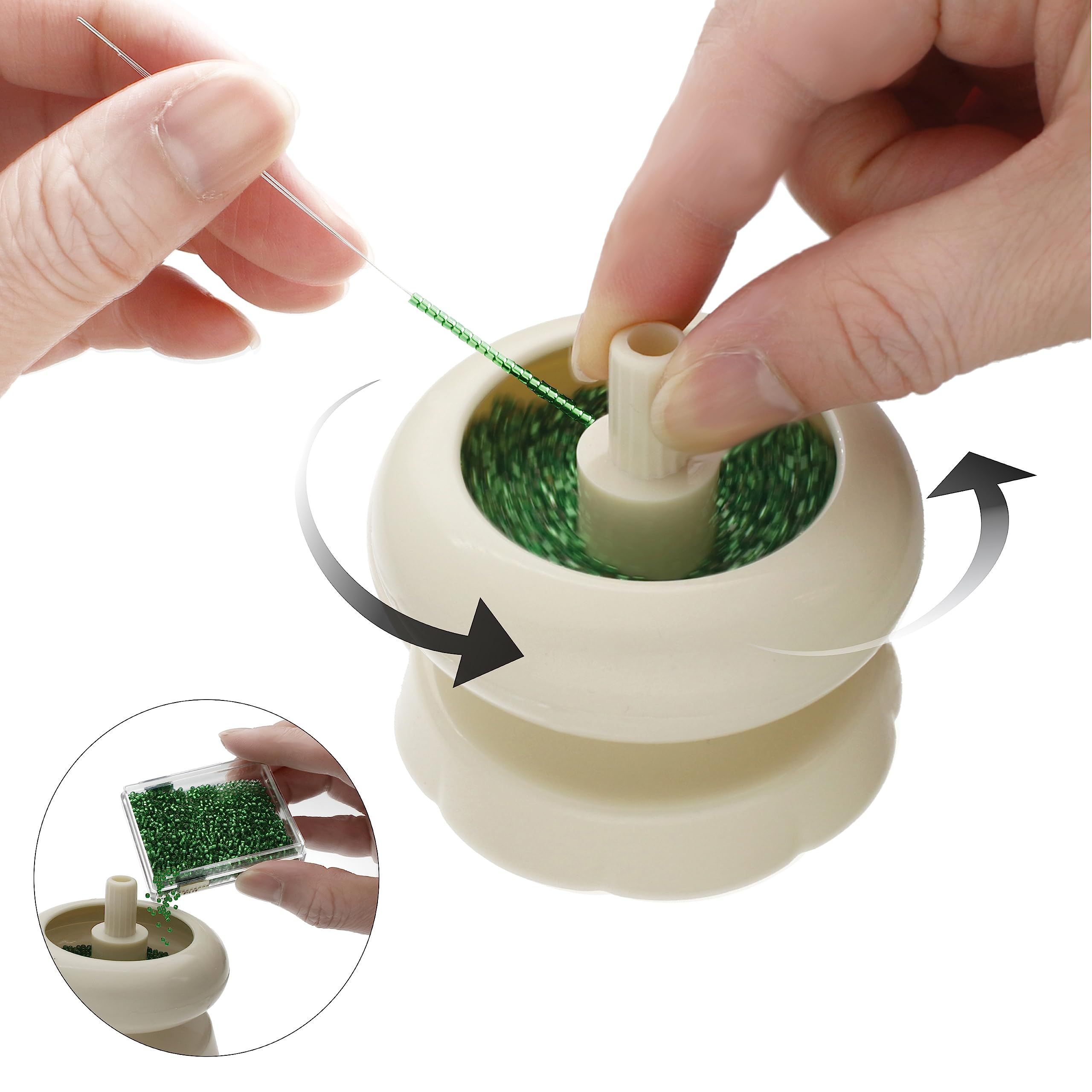 Bead Stringing Plastic Spinning Wheel Diameter – Quickly and Efficiently view 2