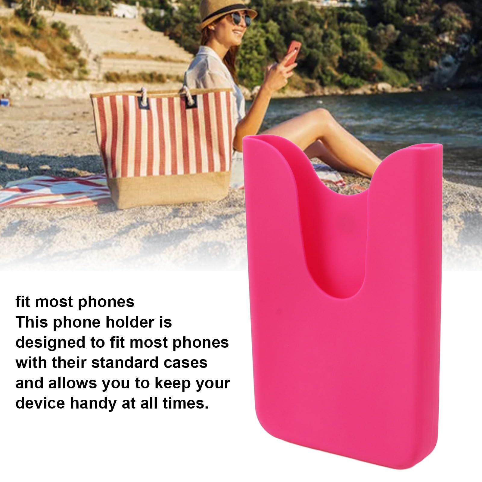 Beach Bag Phone Holder,Phone Holder Insert Accessory EVA Phone Case Holder view 3