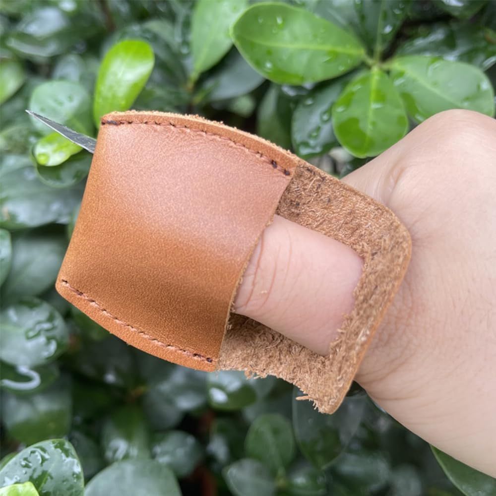 Wood Carving Thumb Guard with Breathable Design for Vegetable Picking and DIY view 4