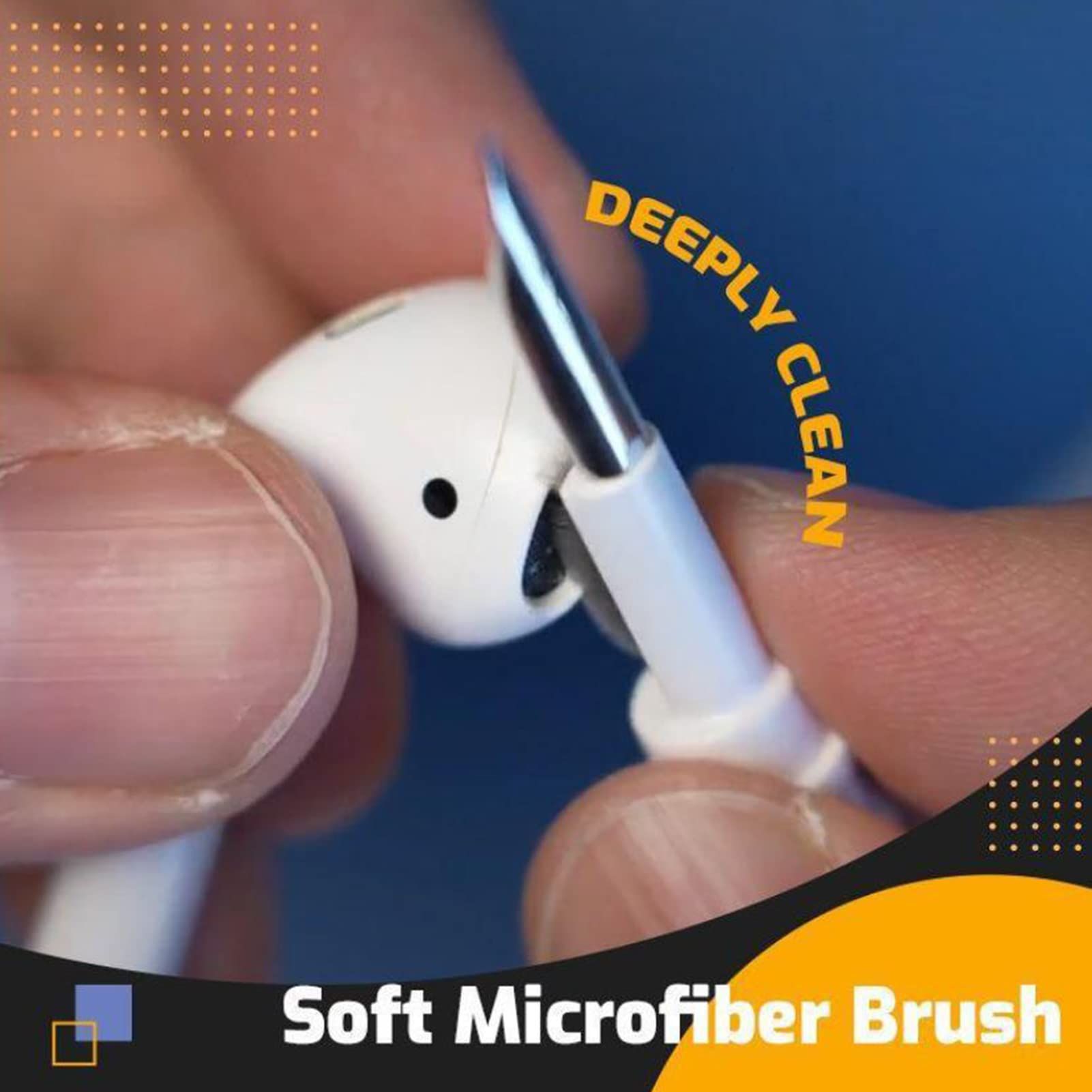 Earbuds Cleaner Kit for Multi-Function Cleaning Pen Soft Brush for Bluetooths view 5