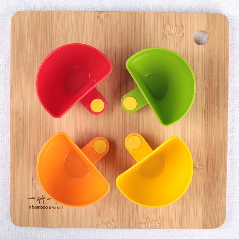 4 PCS Creative Kitchen Can Clip Bowl Dish Multi-Function Seasoning Dish Dish view 3