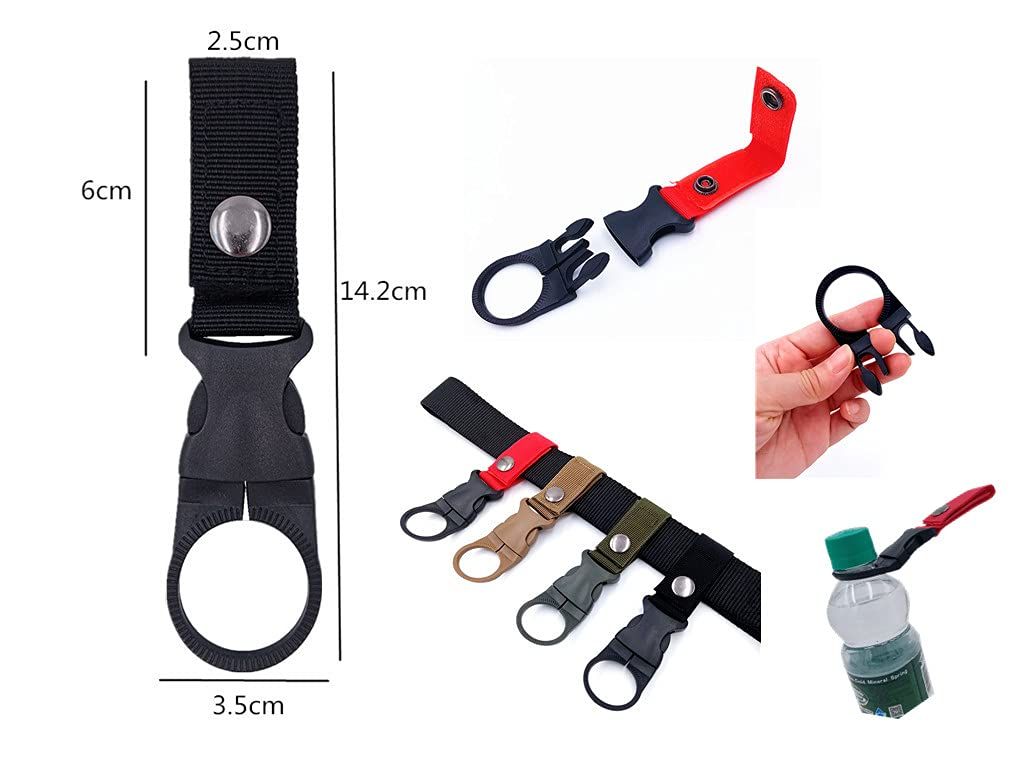 4PCS Bottle Buckle Clip Hanging Buckle Portable Water Bottle Ring Holder view 4