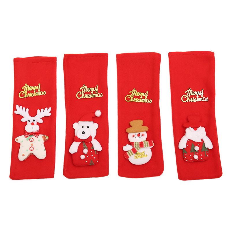 4 PCS Elderly Red Wine Set Christmas Decoration Wine Bottle Set For Christmas