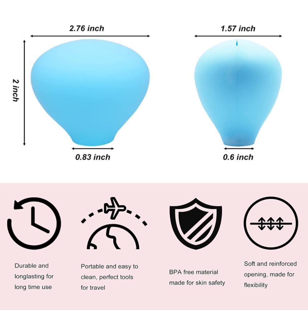 Makeup Brush Covers, Silicone Brush Organizer Case for Makeup Storage view 2