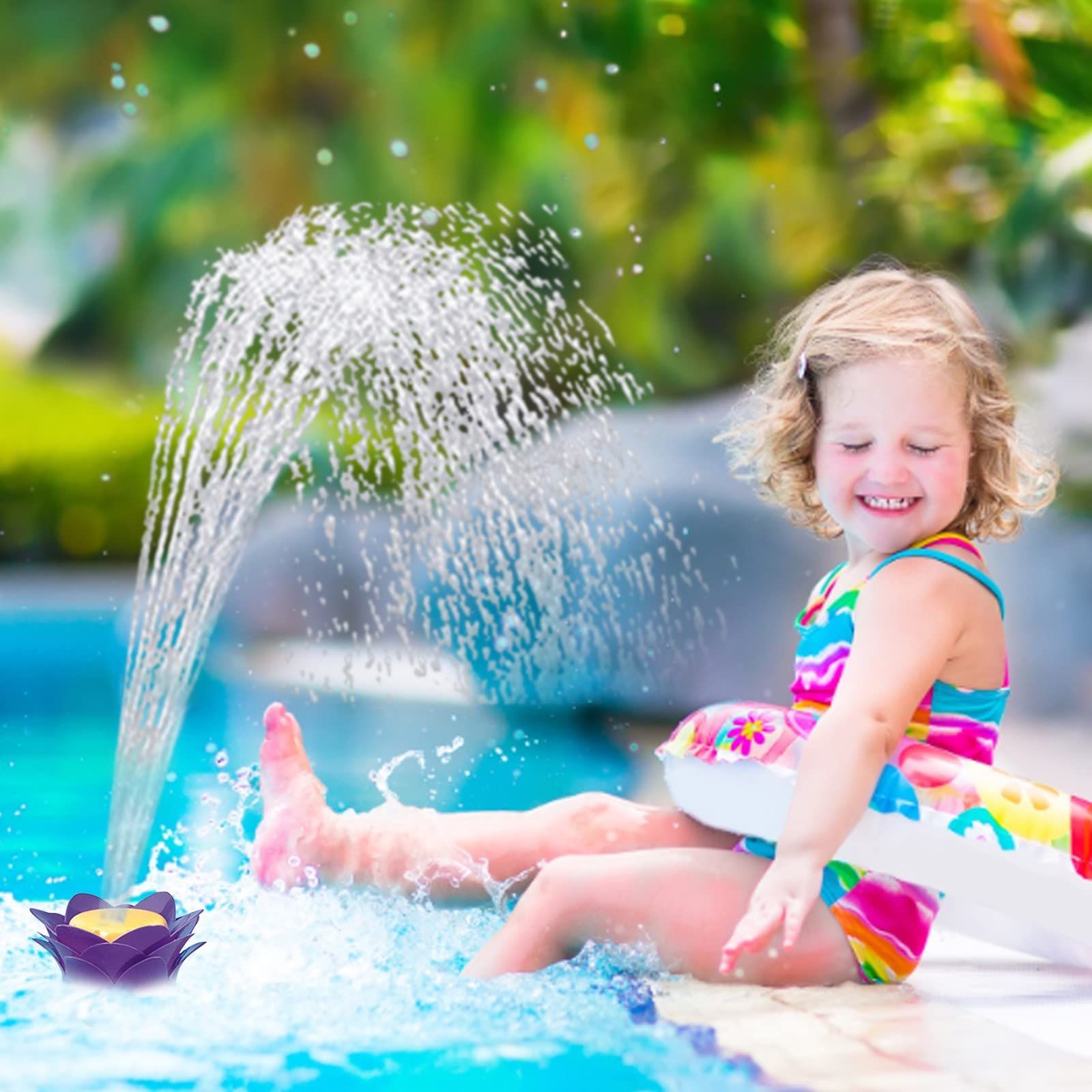 Pool Swimming Pool Accessories Small Spray Water Fun Sprinklers Pool Decor for view 5