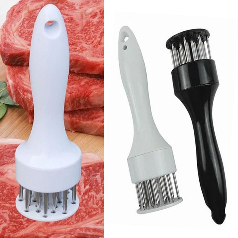 Meat Tenderizer Tool with Ultra Sharp Stainless Steel Needle Blades 2 Pack view 5