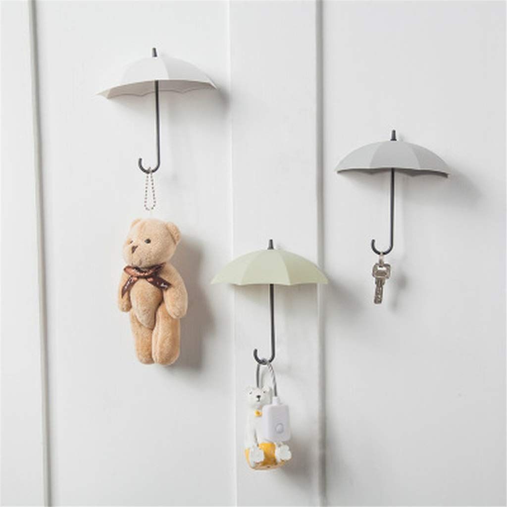 3 Pcs Creative Storage Hooks Door Wall Hook Wall Decoration Keys Hair Pins view 2