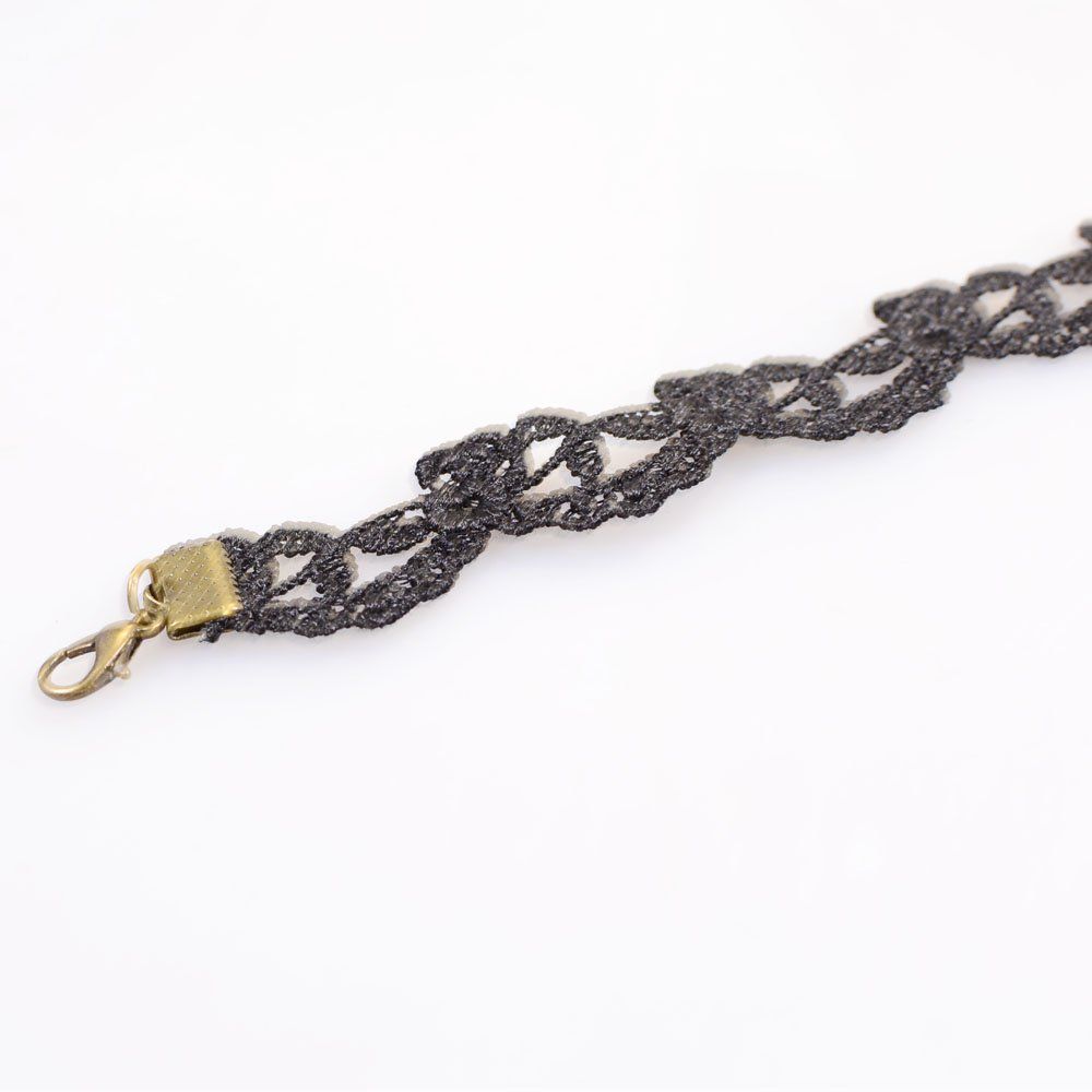 Adjustable Women Jewellery Charm Bracelet Wristband Noble Green Rose Branch view 5