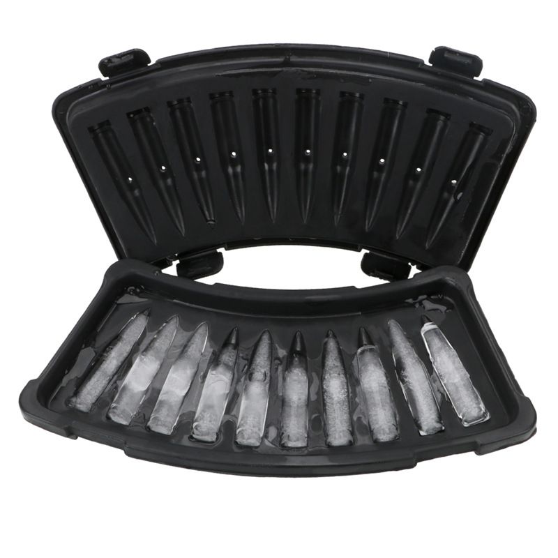 2 PCS Bullet Shape Ice Cube Tray Mold Whiskey Ice Cube Maker for Cocktails & view 2