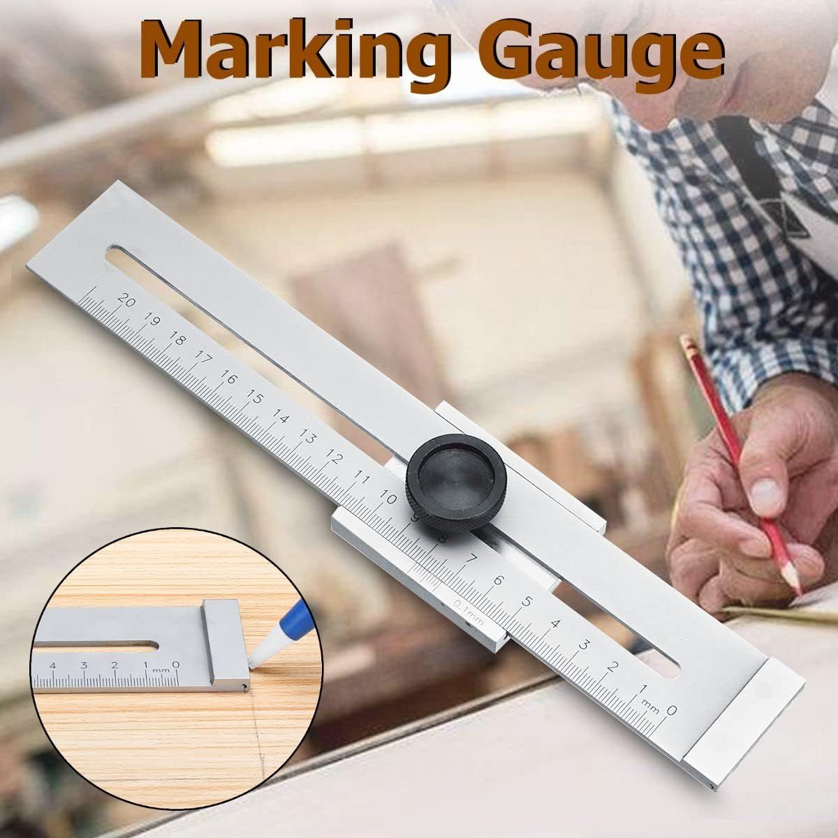 Sliding Line Ruler Precision Carbon Steel Ruler Woodworking Parallel Ruler view 4