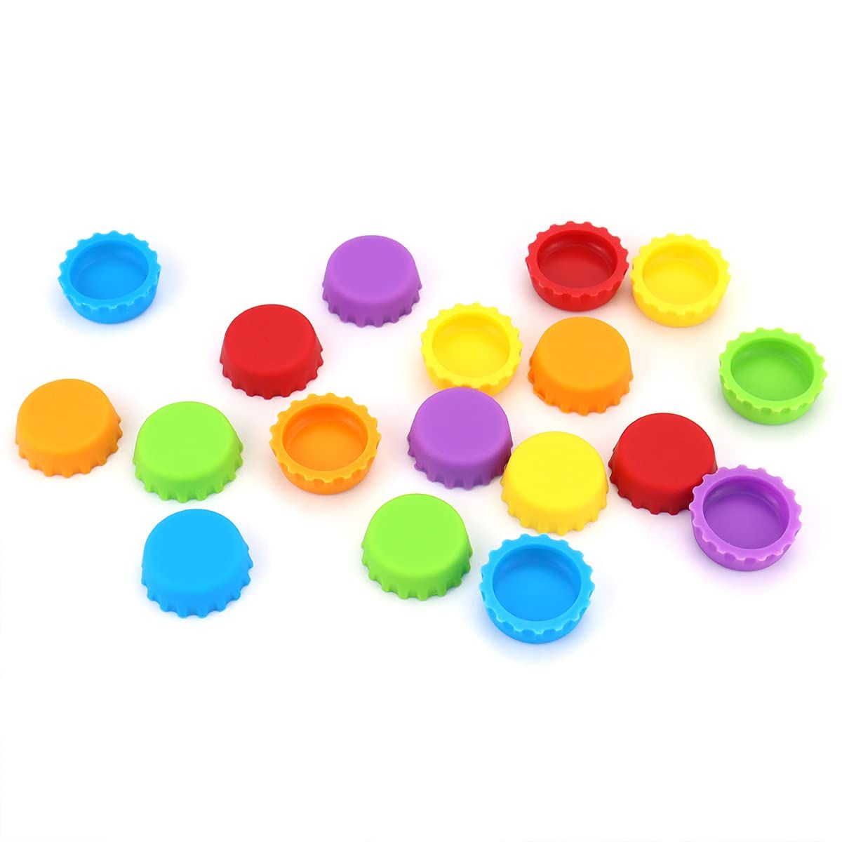 18 PCS Silicone Rubber Bottle Caps view 2