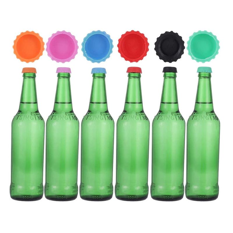 18 PCS Silicone Rubber Bottle Caps view 4
