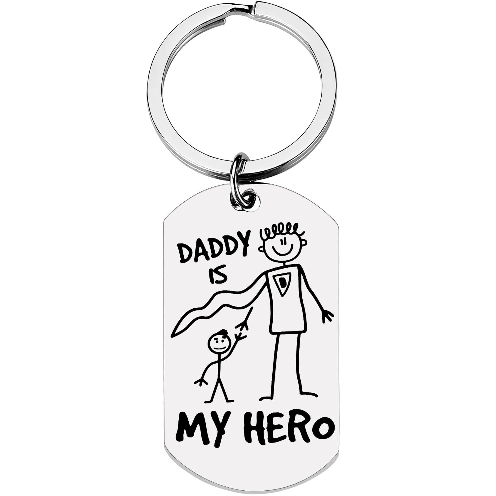 Dad Keychain for Men Cute Keychain for Car Backpack Gifts for Him Father’s Day — image 1