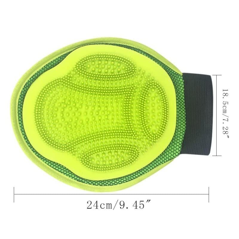 Pet Brush Glove Grooming Glove Deshedding Brush Gloves Dog Comb Cats Bath view 2