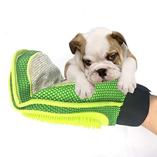 Pet Brush Glove Grooming Glove Deshedding Brush Gloves Dog Comb Cats Bath view 3