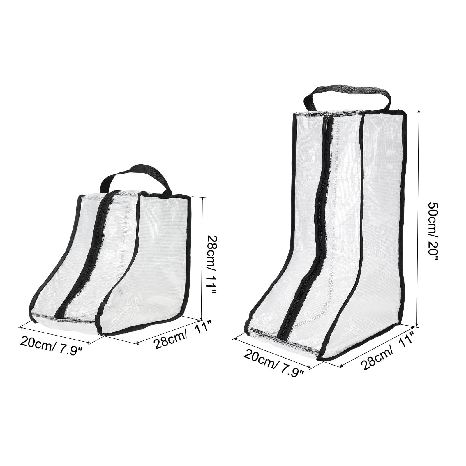 Boots Storage Bags, 4 Pack Waterproof Tall/Short Boot Carry Bag Boots view 2