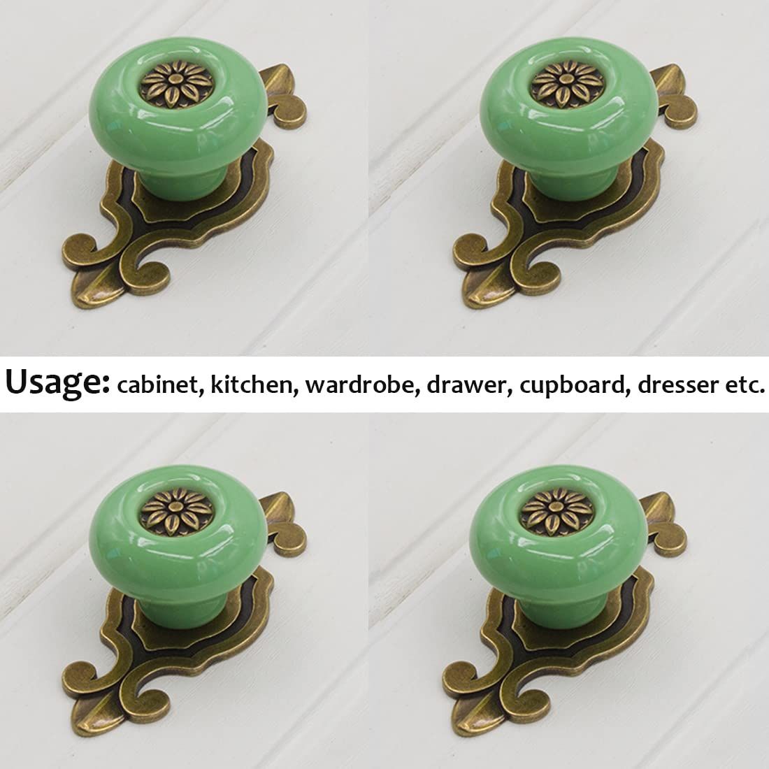 Ceramic Retro Cabinet Knobs view 5