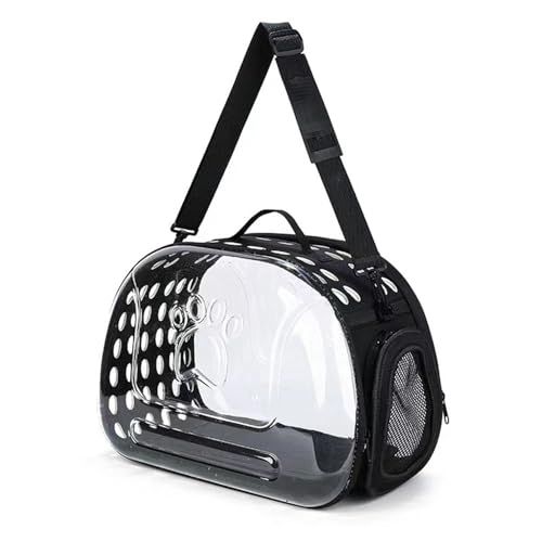 Transparent Cat Carrier Portable Small Cat Carried Bag Foldable Soft-Sided Pet