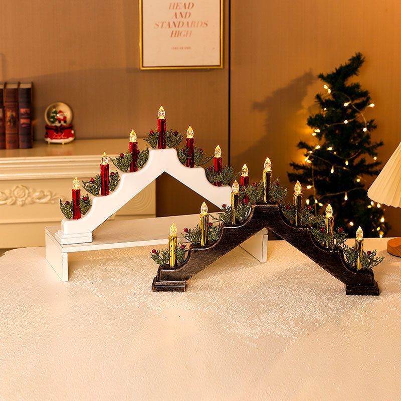 Christmas Holder Festival Decoration Holiday Table LED Window Decorations — image 1