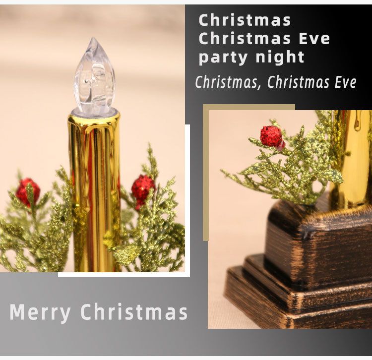 Christmas Holder Festival Decoration Holiday Table LED Window Decorations view 2