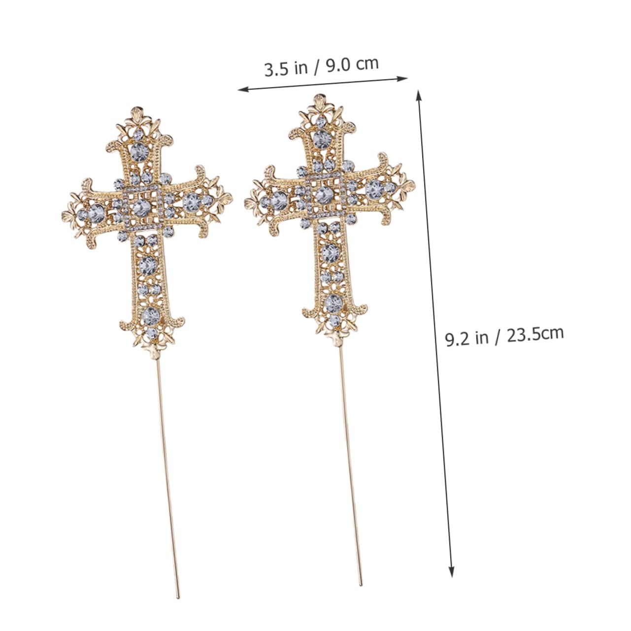 2pcs Cake Insert Wedding Party Favors Cake Decors Holiday Cake Picks Dessert view 5