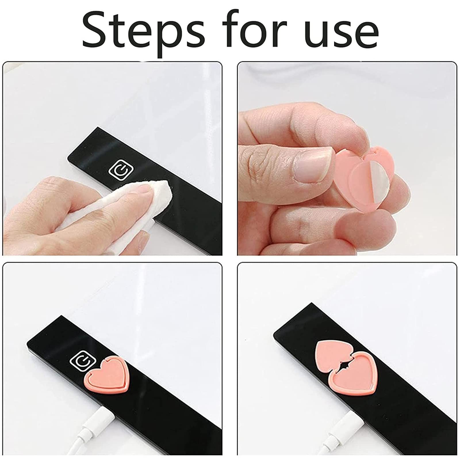 2Pcs Diamond Painting Light Pad Switch Light Pads Protect Your Light pad view 5
