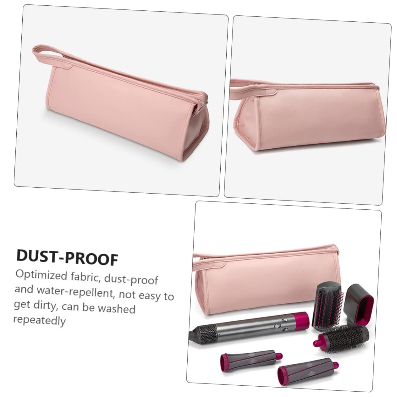 Travel Carrying Case Portable Hair Dryer Bag Travel Case for Curling Iron Hair view 5